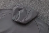 2024-25 TOT Dark gray Hoodie Half Pull Tracksuit #F566半拉连帽
