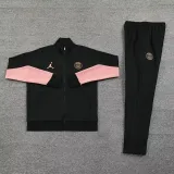 2024-25 PSG Jordan Black Jacket Tracksuit #03