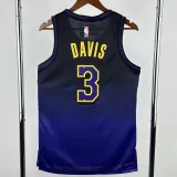 2024-25 LAKERS DAVIS #3 Royal blue City Edition Top Quality Hot Pressing NBA Jersey