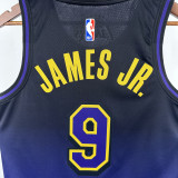 2024-25 LAKERS JAMES JR. #9 Royal blue City Edition Top Quality Hot Pressing NBA Jersey