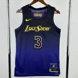 2024-25 LAKERS DAVIS #3 Royal blue City Edition Top Quality Hot Pressing NBA Jersey