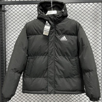 2024-25 MF4 AD Black Hooded Cotton Coat #棉衣