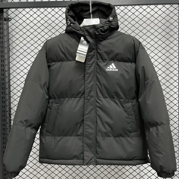 2024-25 MF4 AD Black Hooded Cotton Coat #棉衣