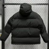 2024-25 MF4 AD Black Hooded Cotton Coat #棉衣