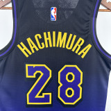 2024-25 LAKERS HACHIMURA #28 Royal blue City Edition Top Quality Hot Pressing NBA Jersey