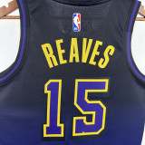 2024-25 LAKERS REAVES #15 Royal blue City Edition Top Quality Hot Pressing NBA Jersey
