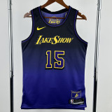 2024-25 LAKERS REAVES #15 Royal blue City Edition Top Quality Hot Pressing NBA Jersey