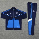 2024-25 Man Utd Royal blue Jacket Tracksuit #03