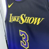 2024-25 LAKERS DAVIS #3 Royal blue City Edition Top Quality Hot Pressing NBA Jersey