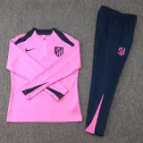 2024-25 ATM Pink Kids Half Pull Tracksuit (童装)(半拉链)
