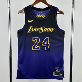 2024-25 LAKERS BRYANT #24 Royal blue City Edition Top Quality Hot Pressing NBA Jersey