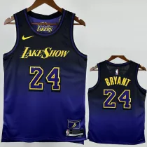 2024-25 LAKERS BRYANT #24 Royal blue City Edition Top Quality Hot Pressing NBA Jersey