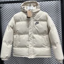 2024-25 MF3 NK White Hooded Cotton Coat #棉衣