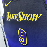 2024-25 LAKERS JAMES JR. #9 Royal blue City Edition Top Quality Hot Pressing NBA Jersey