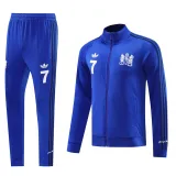 2024-25 Man Utd Fancy blue Jacket Tracksuit #09