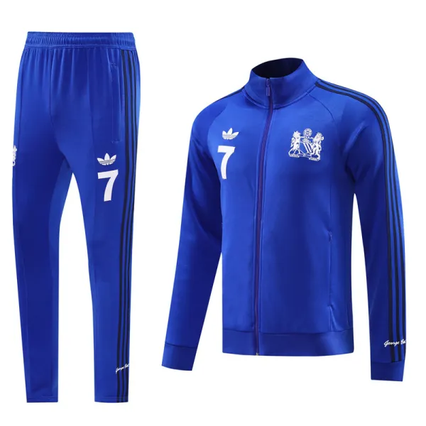 2024-25 Man Utd Fancy blue Jacket Tracksuit #09