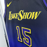 2024-25 LAKERS REAVES #15 Royal blue City Edition Top Quality Hot Pressing NBA Jersey