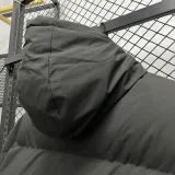 2024-25 MF3 NK Black Hooded Cotton Coat #棉衣