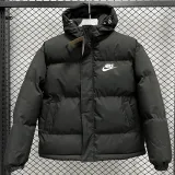 2024-25 MF3 NK Black Hooded Cotton Coat #棉衣