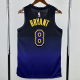 2024-25 LAKERS BRYANT #8 Royal blue City Edition Top Quality Hot Pressing NBA Jersey