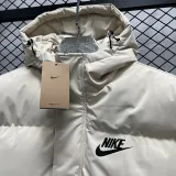 2024-25 MF3 NK White Hooded Cotton Coat #棉衣