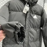 2024-25 MF4 AD Black Hooded Cotton Coat #棉衣