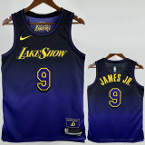 2024-25 LAKERS JAMES JR. #9 Royal blue City Edition Top Quality Hot Pressing NBA Jersey