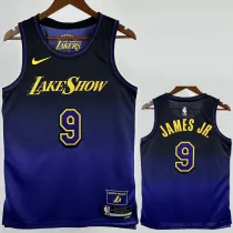 2024-25 LAKERS JAMES JR. #9 Royal blue City Edition Top Quality Hot Pressing NBA Jersey
