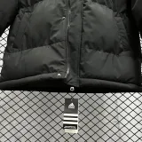 2024-25 MF4 AD Black Hooded Cotton Coat #棉衣