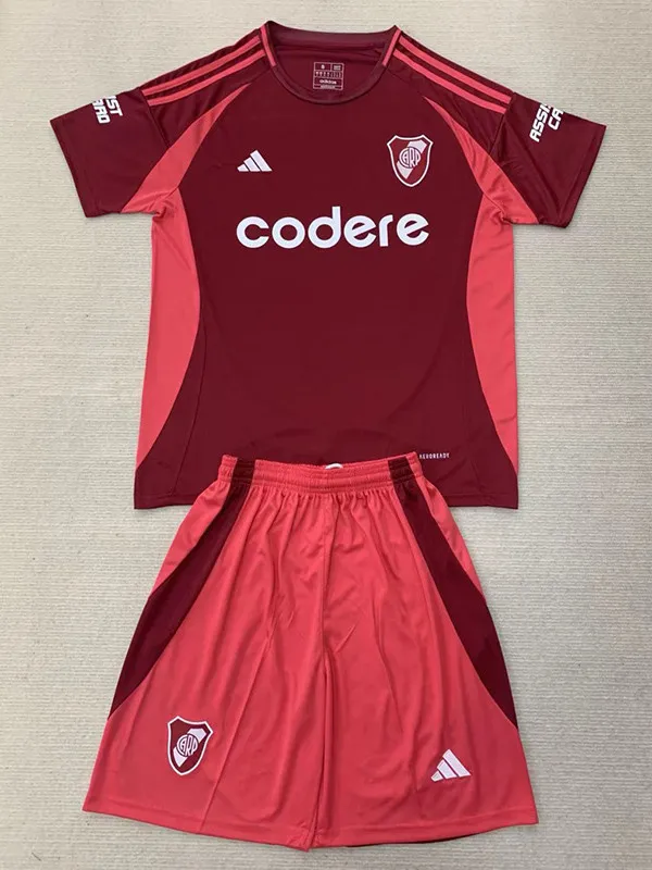2024-25 River Plate Away Kids Soccer Jersey