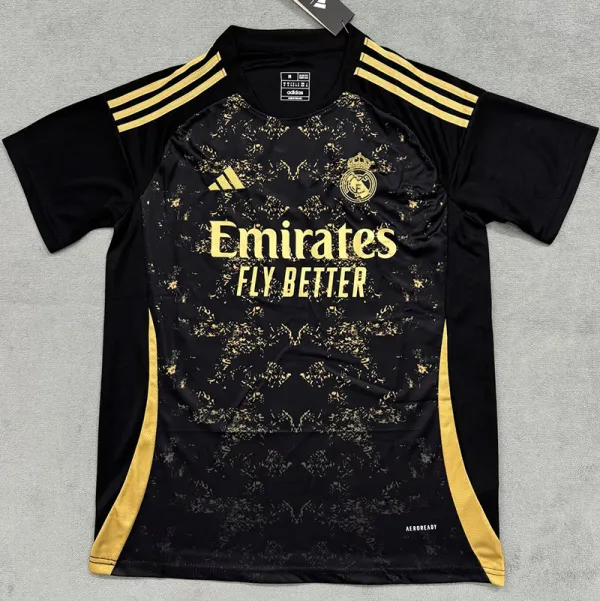 2024-25 RMA Black Special Edition Fans Soccer Jersey *黑金前金