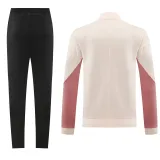 2024-25 PSG Jordan Khaki Pink Jacket Tracksuit #03