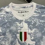 2024-25 Italy Grey White Special Edition Fans Soccer Jersey