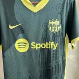 2024-25 BAR Black Green Special Edition Fans Training Shirts