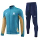 2024-25 Marseille Lake blue Jacket Tracksuit