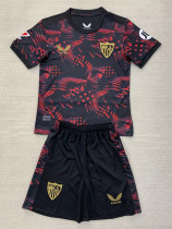 2024-25 Sevilla Third Kids Soccer Jersey