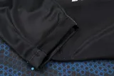 2024-25 Napoli Blue Black Half Pull Tracksuit (半拉链)