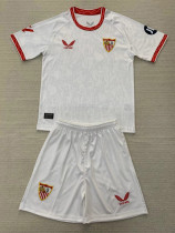 2024-25 Sevilla Home Kids Soccer Jersey