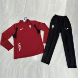 2024-25 Cordoba Red Half Pull Tracksuit (Pants Have Pocket)(半拉链)