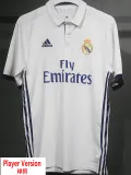 2016-2017 RMA Home Player Version 球员 Retro Soccer Jersey