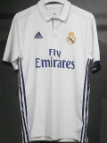2016-2017 RMA Home Player Version 球员 Retro Soccer Jersey