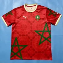 2024-25 Morocco Red Special Edition Fans Soccer Jersey