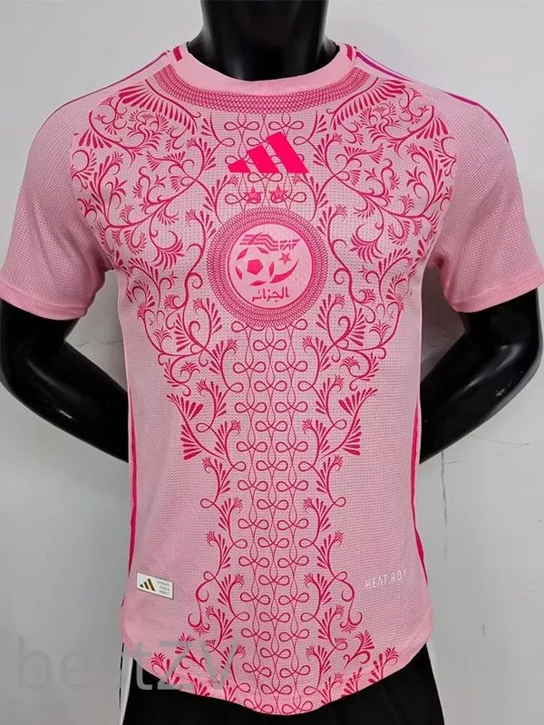 2024-25 Algeria Pink Special Edition Player Version Training shirts #A34