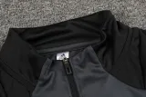 2024-25 Man Utd Dark gray Half Pull Tracksuit (半拉链)