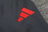2024-25 Man Utd Dark gray Half Pull Tracksuit (半拉链)