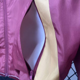 2024-25 Roma Red & Khaki Double Sided Windbreaker (双面风衣)