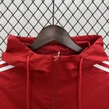 2024 New AD Red Windbreaker