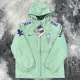 2024-25 Brazil Velvet Thickened warm Green Outdoor Jackets #103加绒冲锋衣