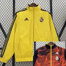 2024-25 RMA Yellow & Red Double Sided Windbreaker (双面风衣)