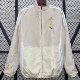 2024-25 RMA Red & Khaki Double Sided Windbreaker (双面风衣)